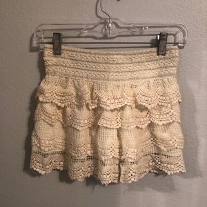 Crochet shorts